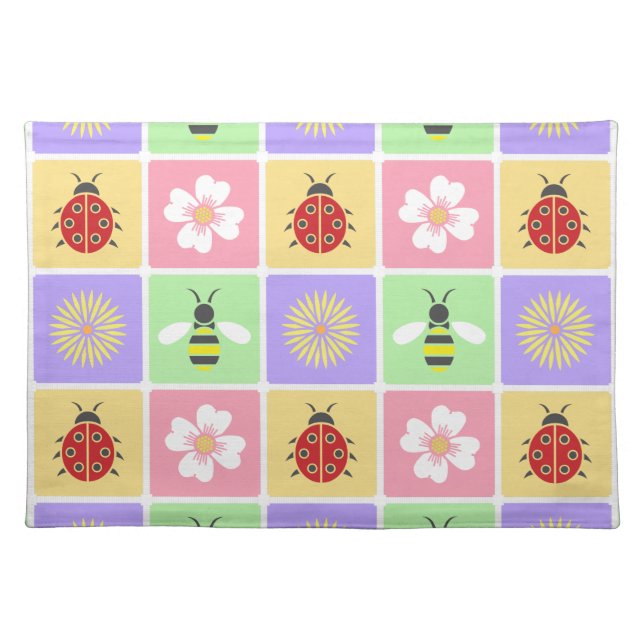 Spring Patches Place Mat (Front)