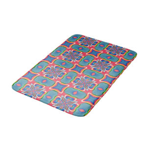 Spring Pattern Bath Mat