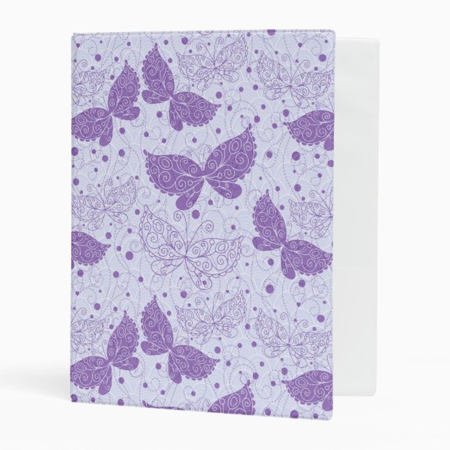 Spring Pattern Mini Binder (Front/Inside)