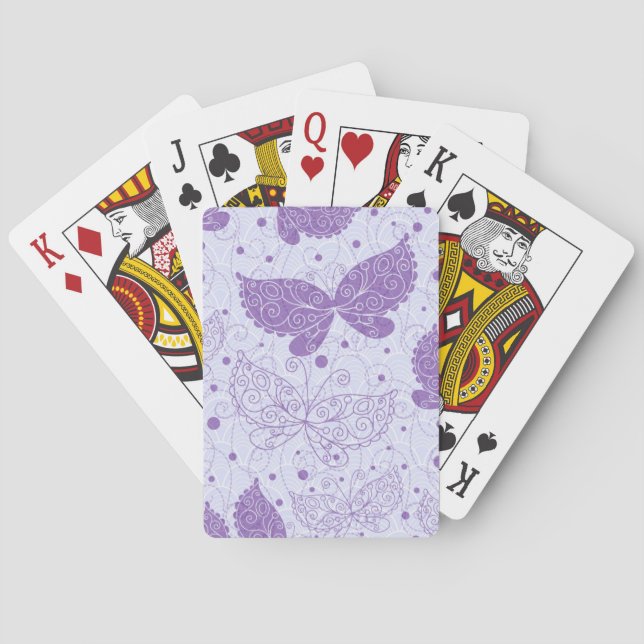 Spring Pattern Poker Cards (Back)