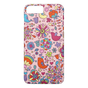 Spring pattern with colorful flowers iPhone 8 plus/7 plus case