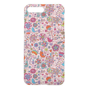 Spring pattern with colorful flowers iPhone 8 plus/7 plus case