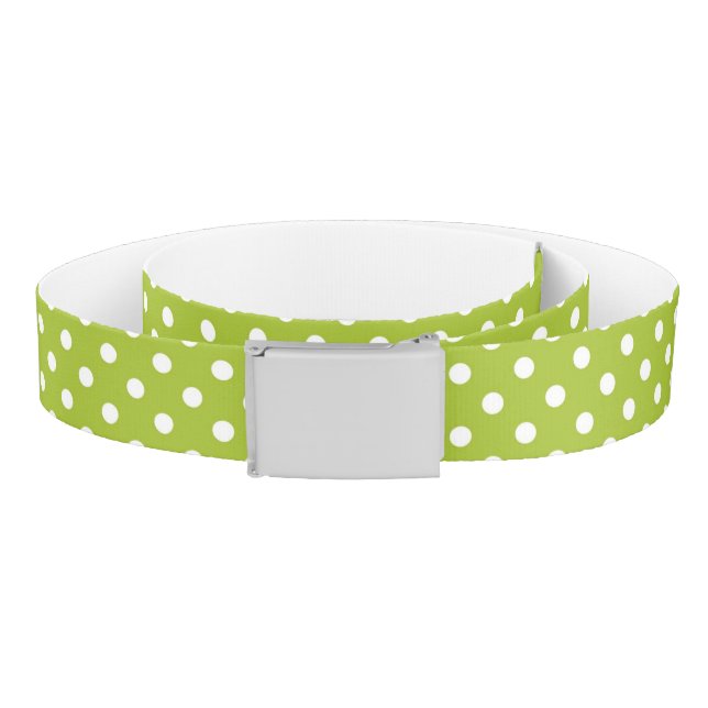 Spring pattern with white polka dots belt (Coil)