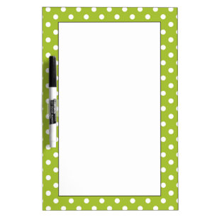 Spring pattern with white polka dots Dry-Erase board