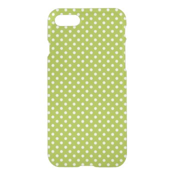 Spring Pattern With White Polka Dots Iphone Se/8/7 Case by boutiquey at Zazzle