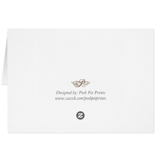 Spring Paws Photo Cards (Back Horizontal)