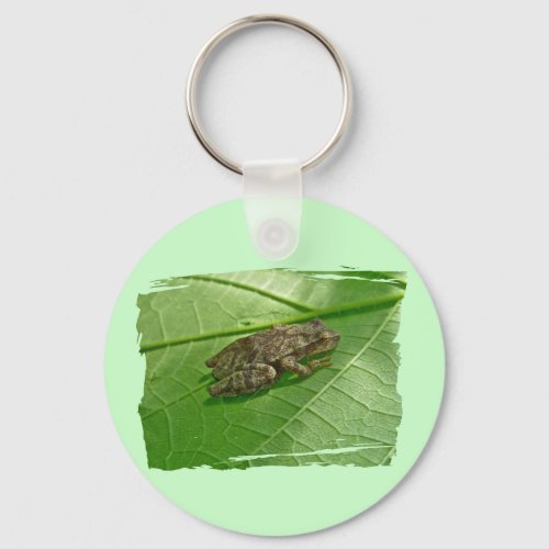 Spring Peeper Pseudacris crucifer Treefrog Items Keychain