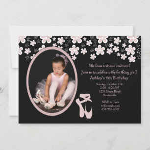 Spring Performance Photo Invitation