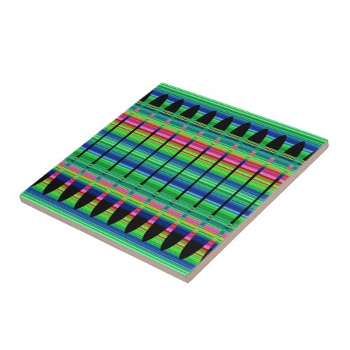 Spring Peruvian Array Ceramic Tile