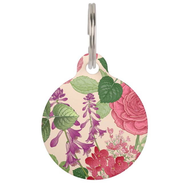 spring pet ID tag (Front)