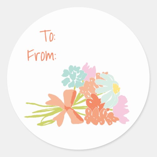 Spring Picnic Bouquet Gift Tags