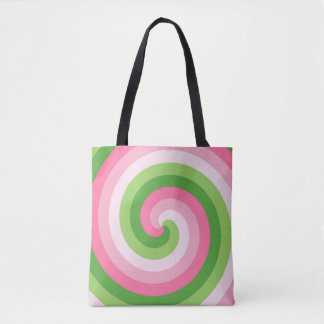 Spring Picnic Spiral Tote Bag