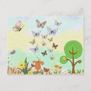 spring picture postcard