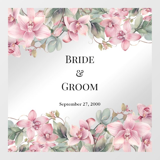 Spring Pink Floral Floor Decal (Front)