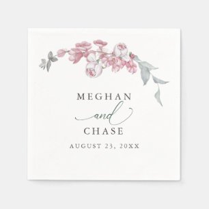 Spring Pink Peach Blossoms Napkins