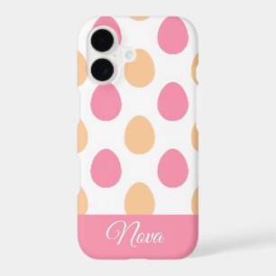 Spring Pink Peach Easter Eggs  iPhone 17 Case