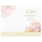 Spring Pink Peony Bi Fold Wedding Program