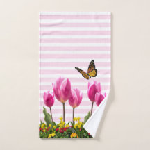 Spring Pink Tulip Flowers 