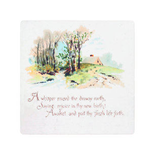Spring Poem Metal Print