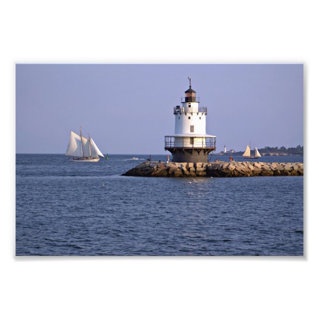 Spring Point Ledge Light, Maine photo Print (Front)