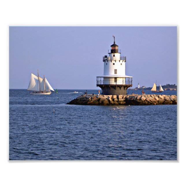 Spring Point Ledge Light, Maine photo Print (Front)