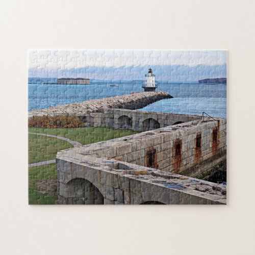 Spring Point Ledge Lighthouse Maine Puzzle