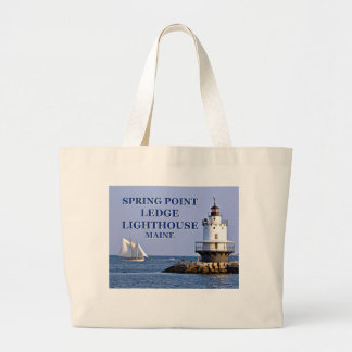 Spring Point Ledge Lighthouse, Maine Tote Bag