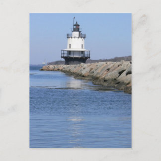 Spring Point Ledge Lighthouse-New England Postcard
