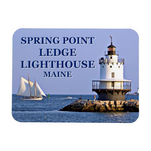 Spring Point Ledge Lighthouse Photo Magnet