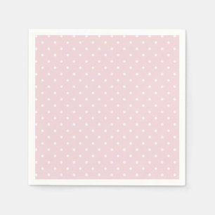 Spring Polka Dots Classic Soft Blush Napkins
