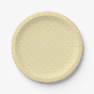 Spring Polka Dots Micro Buttercream Paper Plates