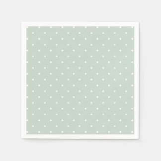 Spring Polka Dots Micro | Muted Sage Napkins