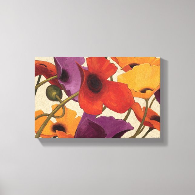 Spring Poppies Canvas Print (Front)