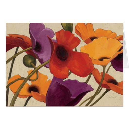 Spring Poppies Cards (Front Horizontal)