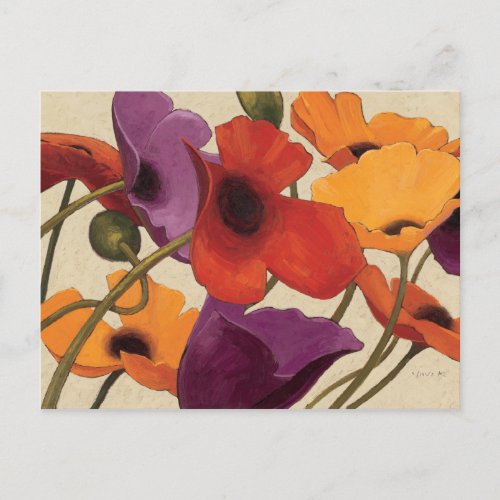 Spring Poppies Postcard