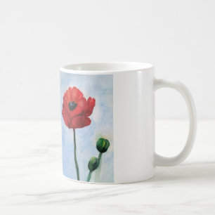 Spring Poppy Flower Classic Mug
