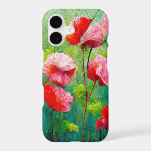 Spring Poppy Meadow - Fresh Floral Collage iPhone 17 Case