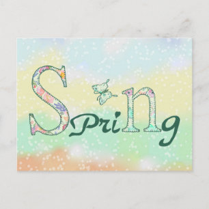 spring postcard