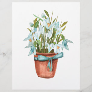 spring postcard flyer