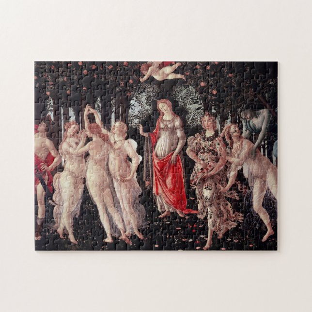 Spring Primavera Sandro Botticelli Renaissance Jigsaw Puzzle (Horizontal)