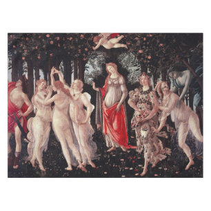 Spring Primavera Sandro Botticelli Renaissance Tablecloth