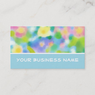 Spring Primroses Business Card to Customize