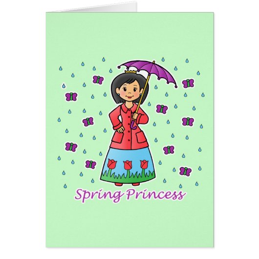 Spring Princess Cards (Front)