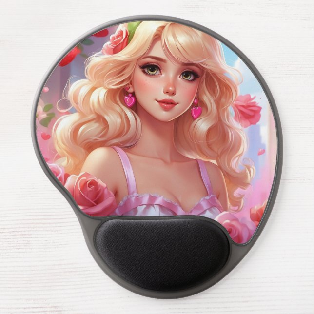 Spring princess  gel mouse pad (Front)
