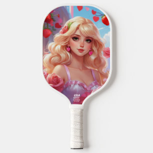 Spring princess pickleball paddle