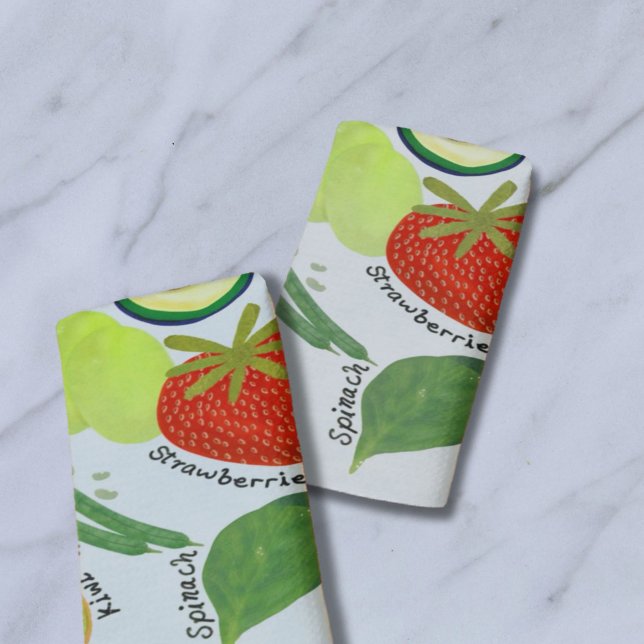 Spring Produce Guide  Kitchen Towel (Creator Uploaded)