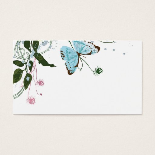 Customizable Spring Profile Card Business Card