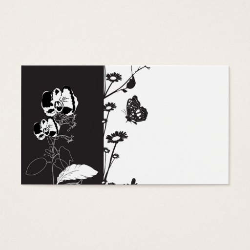 Customizable Spring Profile Card Business Card