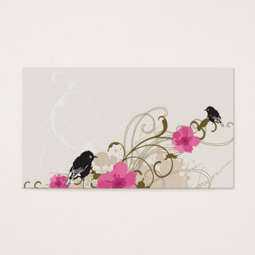 Spring Profile Card Business Card Template