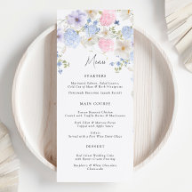 Spring Purple And Pink Wildflowers Wedding